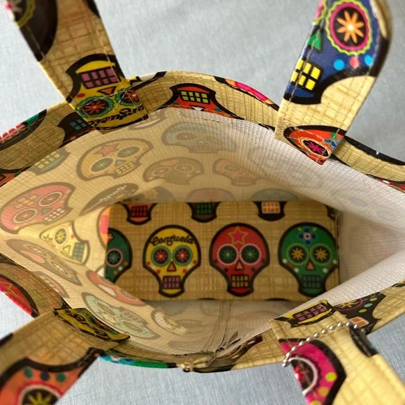 NWT! Consuela Sugar Skull Beige Tote Bag-Brand New! - Picture 5 of 6